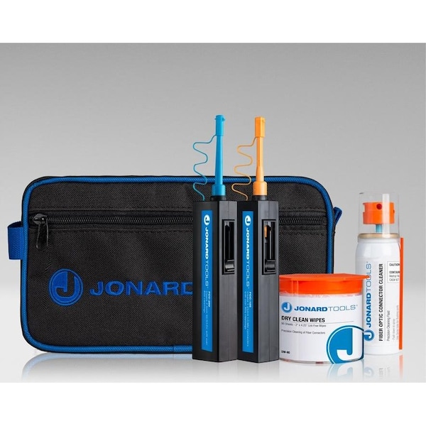 Fiber Cleaning Kit with Carrying Case